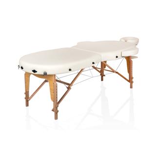 Стол массажный медицинский Mizomed Premium Oval 2, крем