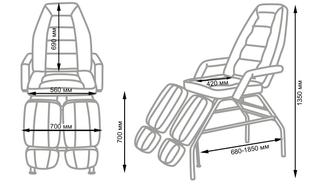 Педикюрное кресло СП Люкс