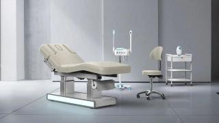 Массажный стол стационарный SilerFox MZ 2024 c электроприводом
