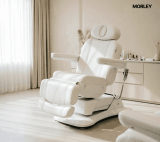 Косметологическое кресло Mizomed Morley с электроприводом, 4 мотора, белый