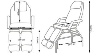 Педикюрное кресло МД-602