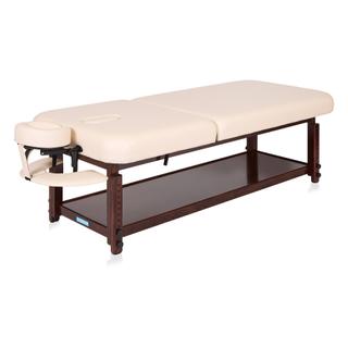 Выставочный массажный стол стационарный Mizomed Classic-Tilt SCT3M32 широкий (82 см) бежевый