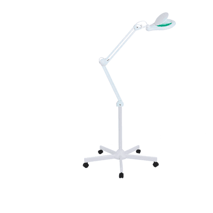 Лампа лупа Med-Mos 9003LED (9003LED-D) бестеневая, на штативе (FS2), с РУ, с регулировкой, 60 светодиодов