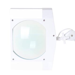 Лампа лупа Med-Mos 9002LED (9002LED-D) бестеневая, на штативе (FS2), с РУ, П-образная, увеличенная площадь обзора