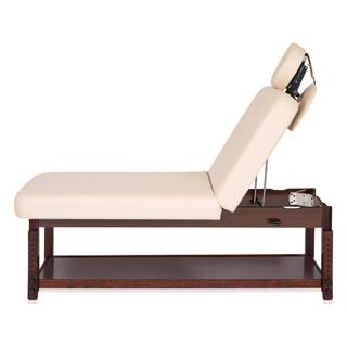Выставочный массажный стол стационарный Mizomed Classic-Tilt SCT3M32 широкий (82 см) бежевый