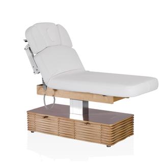 Электрический стационарный массажный стол Mizomed NESS-C Salon-Oak c электроприводом белый