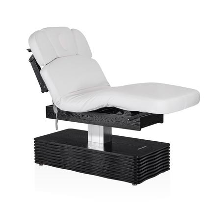 Электрический стационарный массажный стол Mizomed NESS-C Salon-Walnut с электроприводом белый