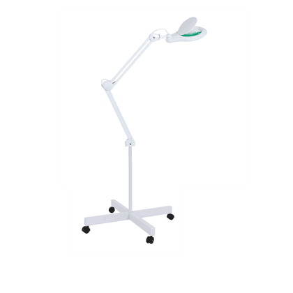 Лампа лупа Med-Mos 9003LED (9003LED-D) бестеневая, на штативе (FS1), с РУ, с регулировкой, 60 светодиодов