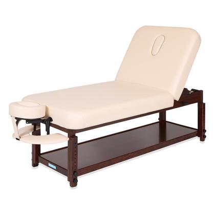 Выставочный массажный стол стационарный Mizomed Classic-Tilt SCT3M32 широкий (82 см) бежевый