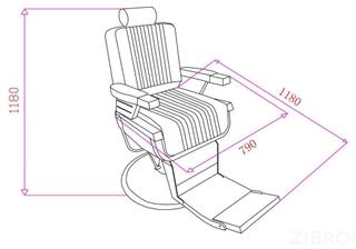 Парикмахерское кресло мужское A700 GRATEAU